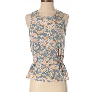Nordstrom Chloe K Floral Sleeveless Tank Top | L